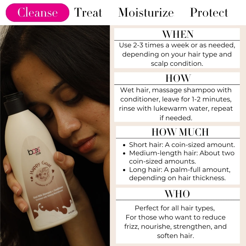 Goat Milk Shampoo with Conditioner